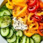 Crispy Cucumber and Bell Pepper Salad Recipe