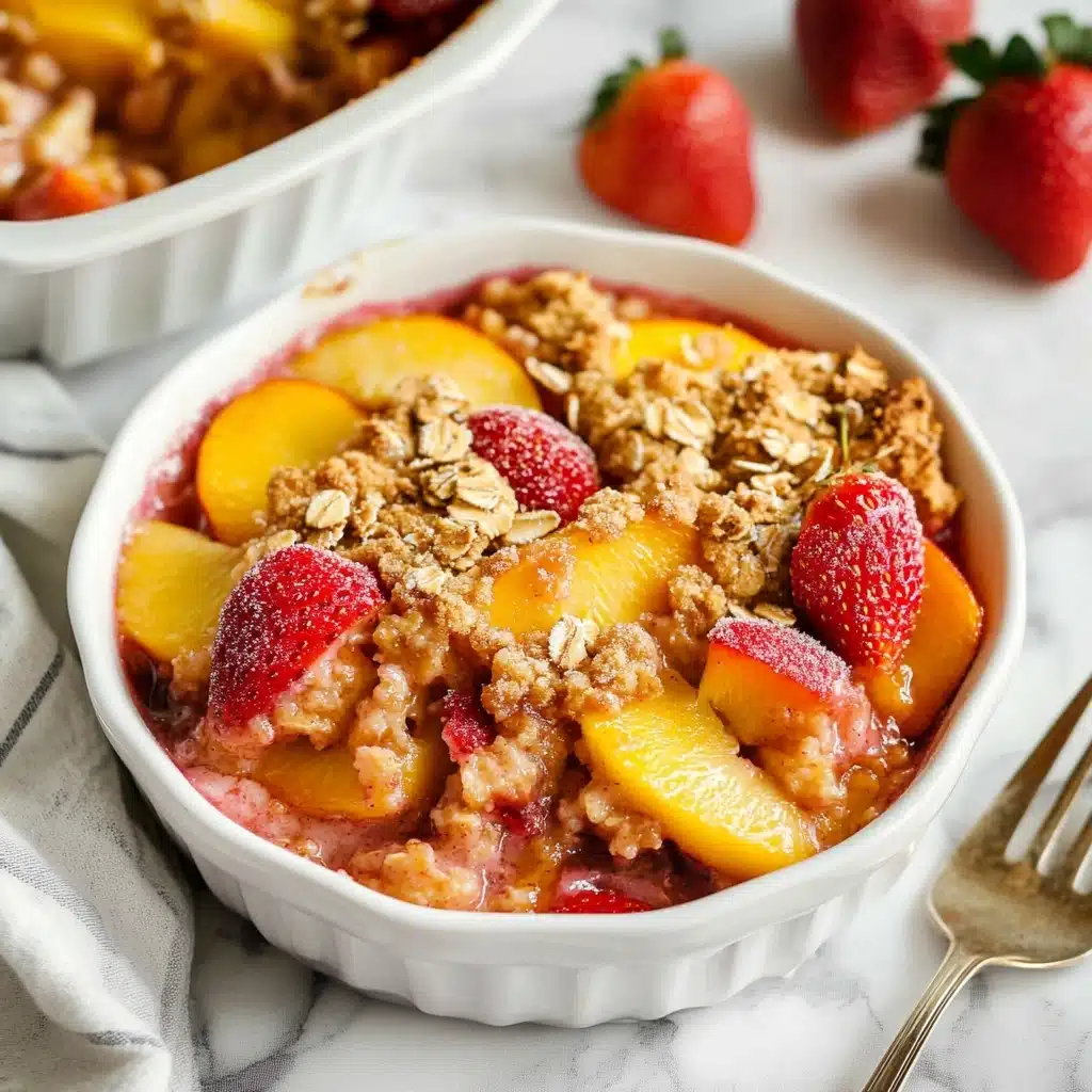 Strawberry Peach Crisp Recipe - Recipe Image