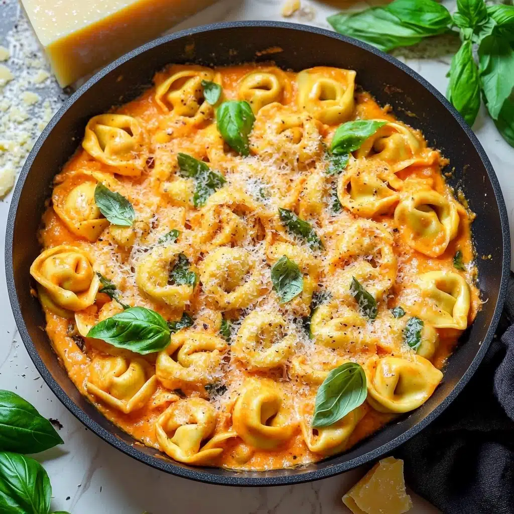 Creamy CrockPot Chicken Tortellini Recipe - Recipe Image