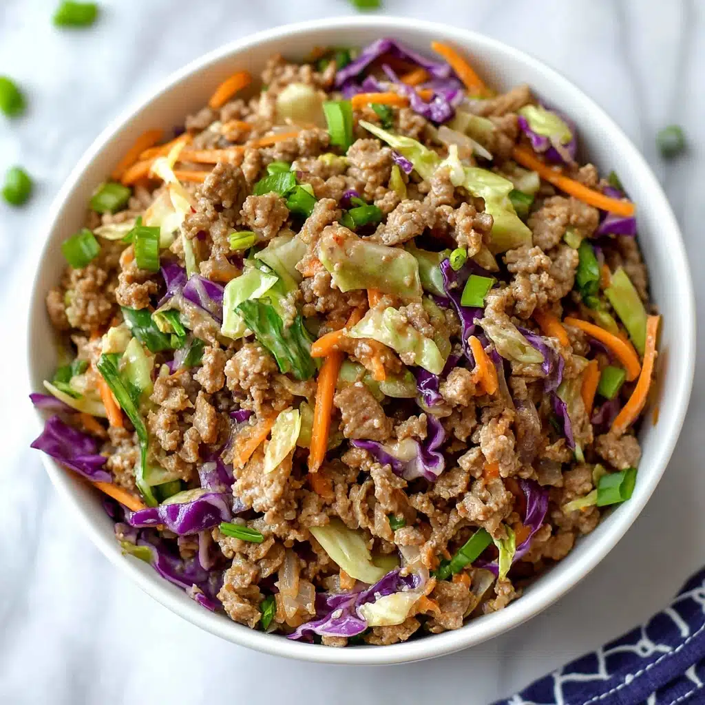 Low-Carb Easy Egg Roll in a Bowl Recipe - Recipe Image