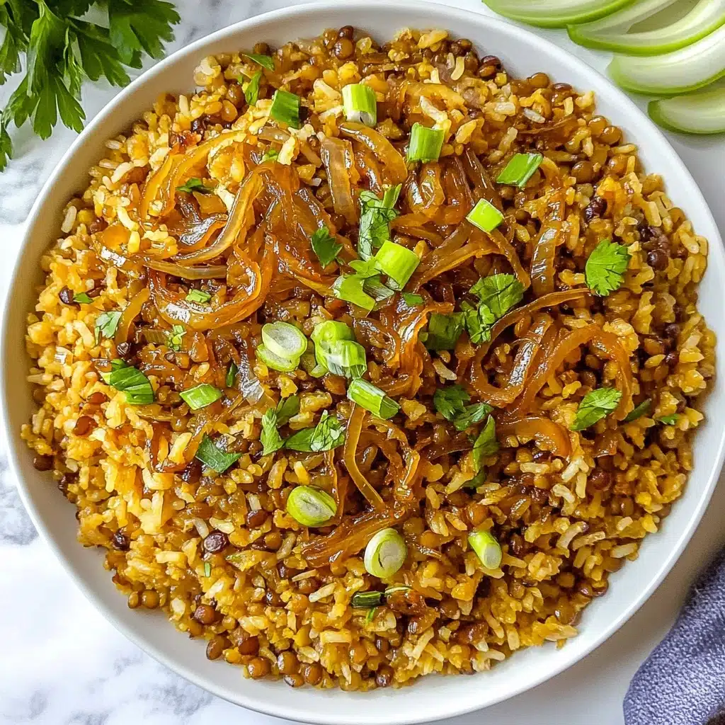 Mujadara (Lentils and Rice) Recipe - Recipe Image