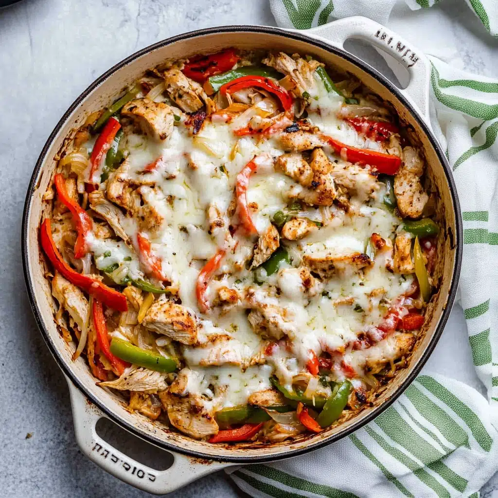 Chicken Cheesesteak Skillet Recipe - Recipe Image
