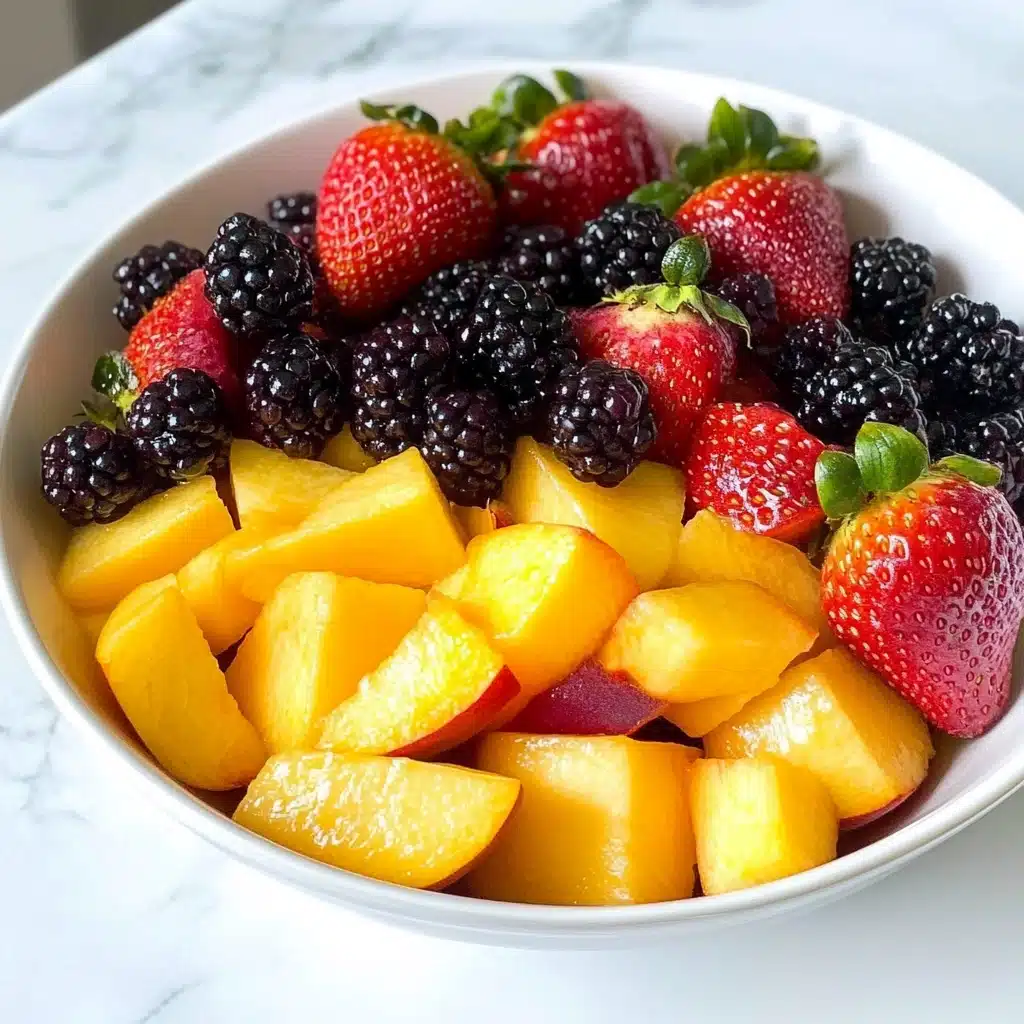 Peach Summer Salad with Mint Recipe - Recipe Image