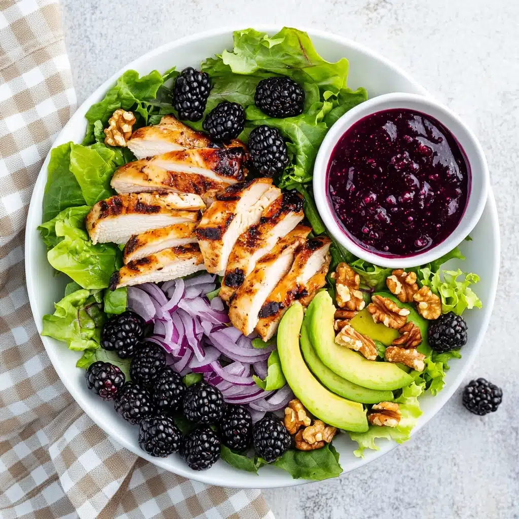 Blackberry Balsamic Chicken Salad Recipe - Recipe Image