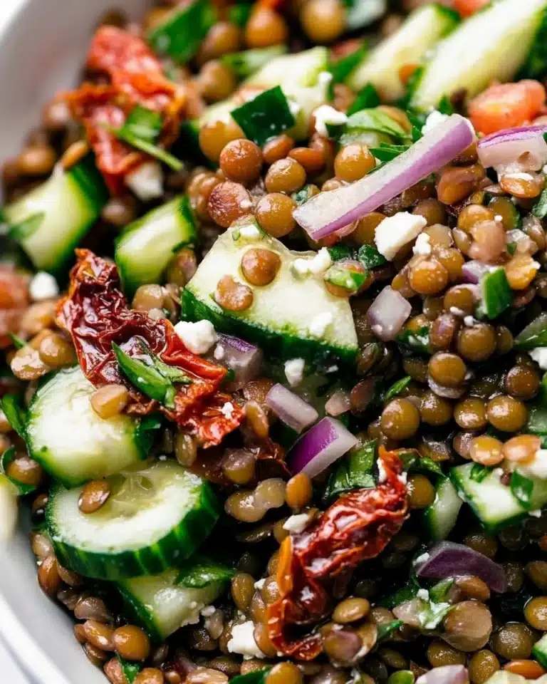 Lemon Lentil Salad Recipe