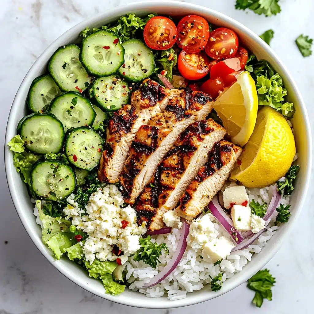 Greek Chicken Bowls Recipe - Recipe Image