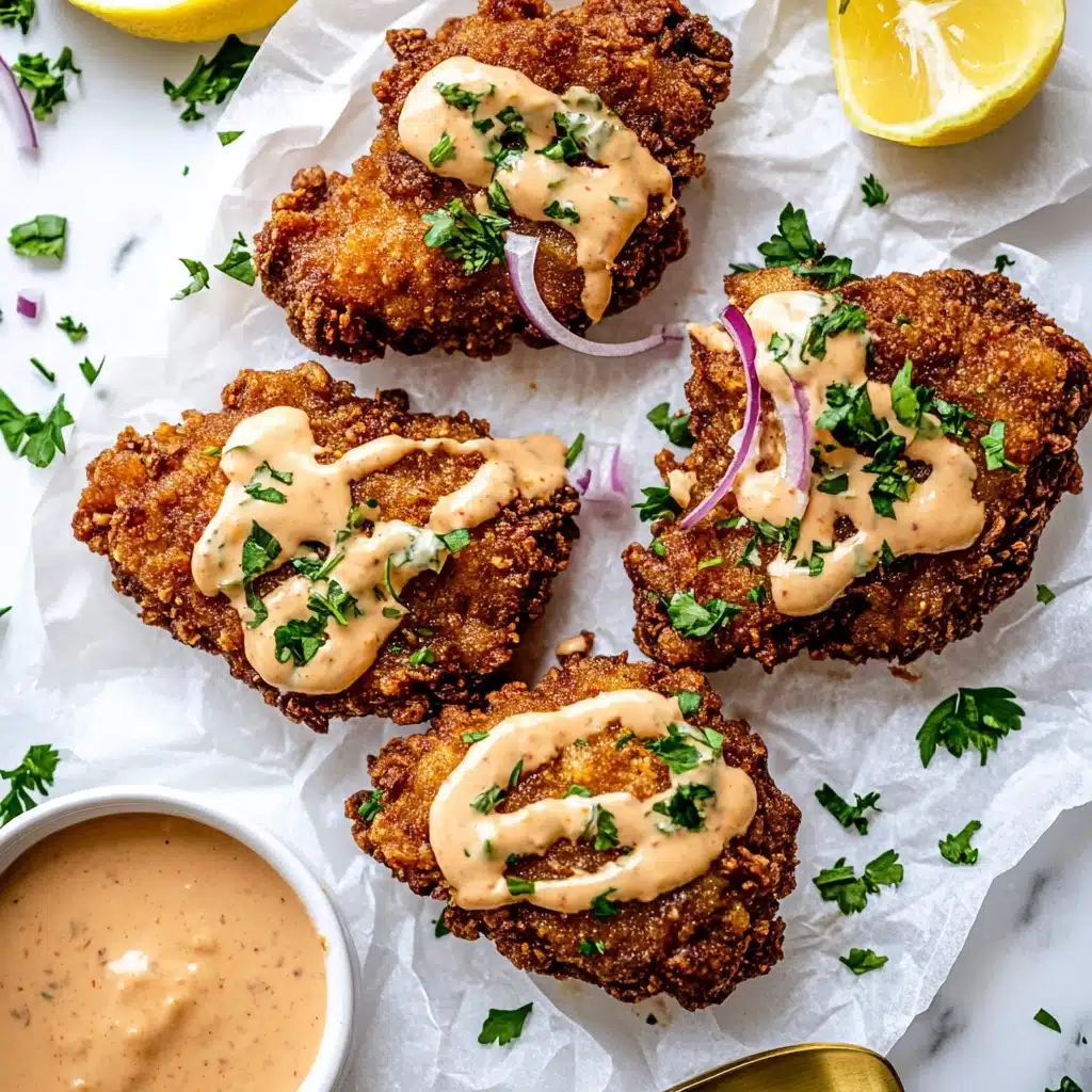 Pretzel Crusted Chicken with Cheddar-Mustard Sauce Recipe - Recipe Image
