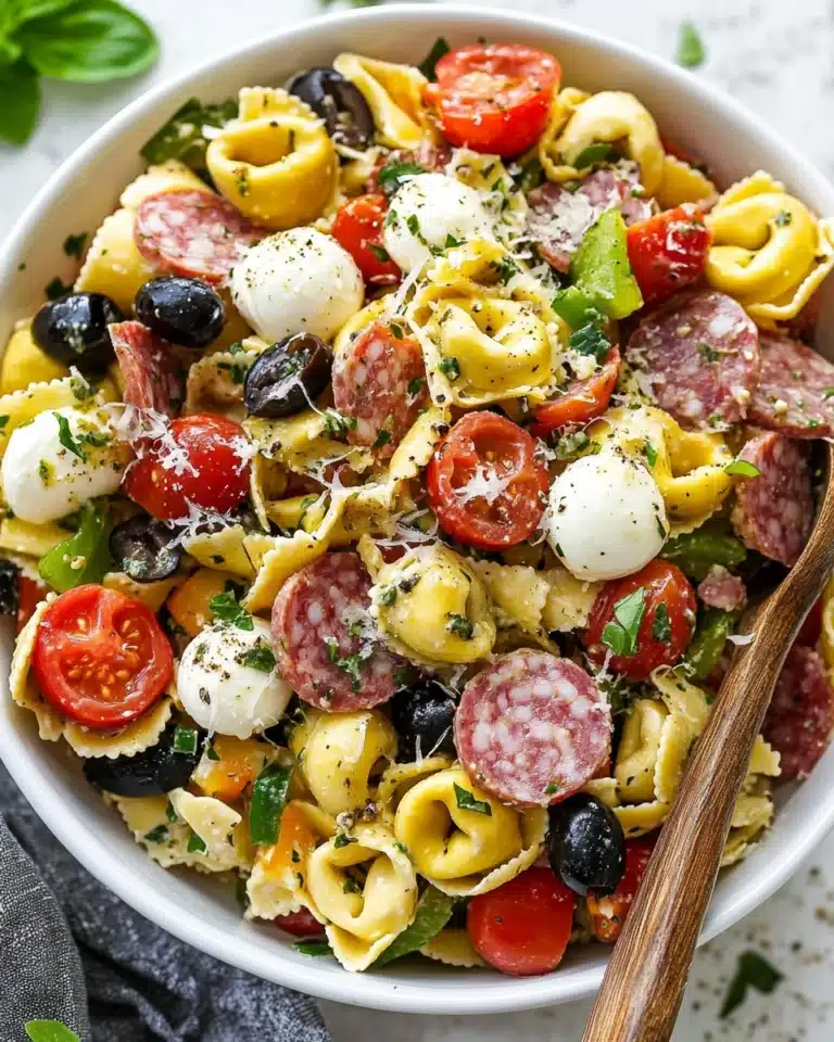 Easy Italian Tortellini Pasta Salad Recipe