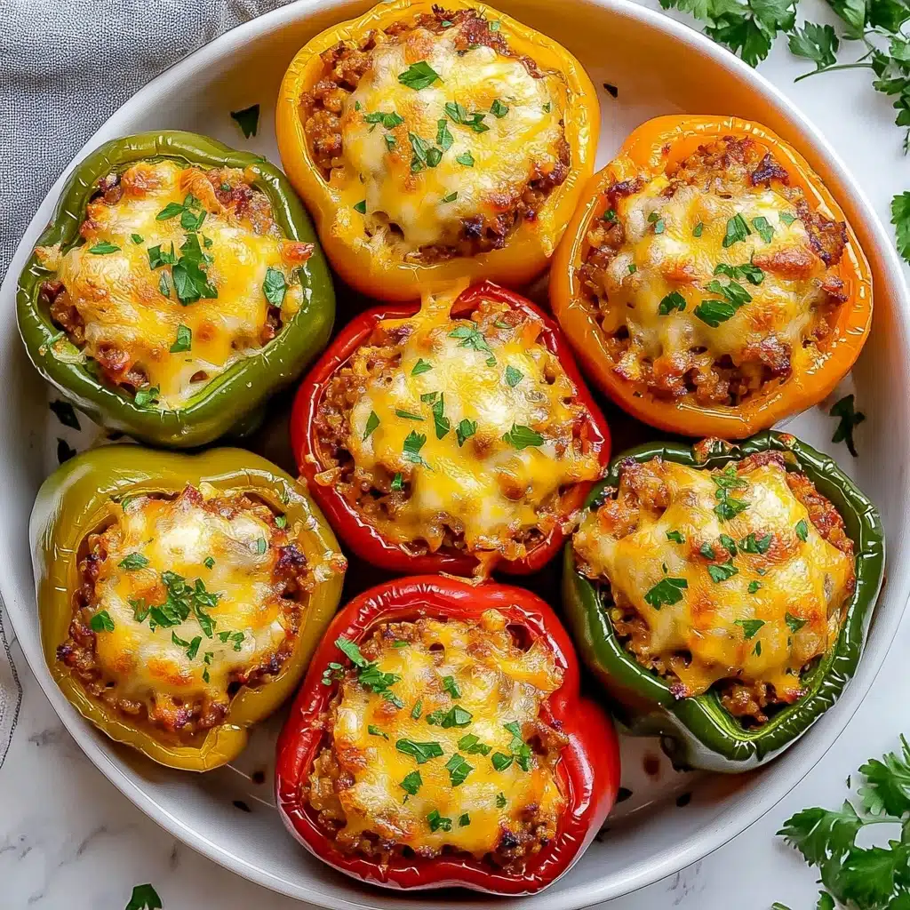 Easy Stuffed Bell Peppers Recipe - Recipe Image