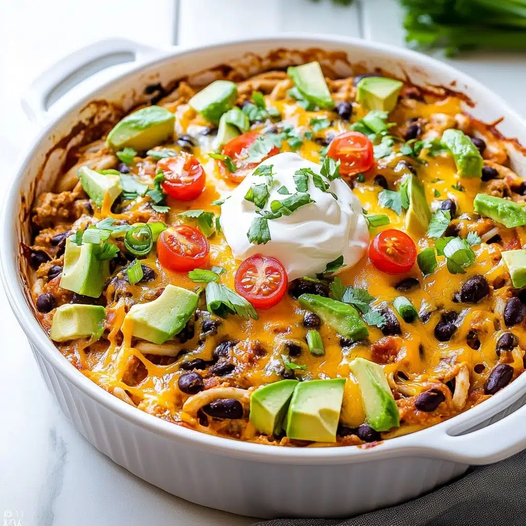 Chicken Black Bean Enchilada Skillet Recipe - Recipe Image