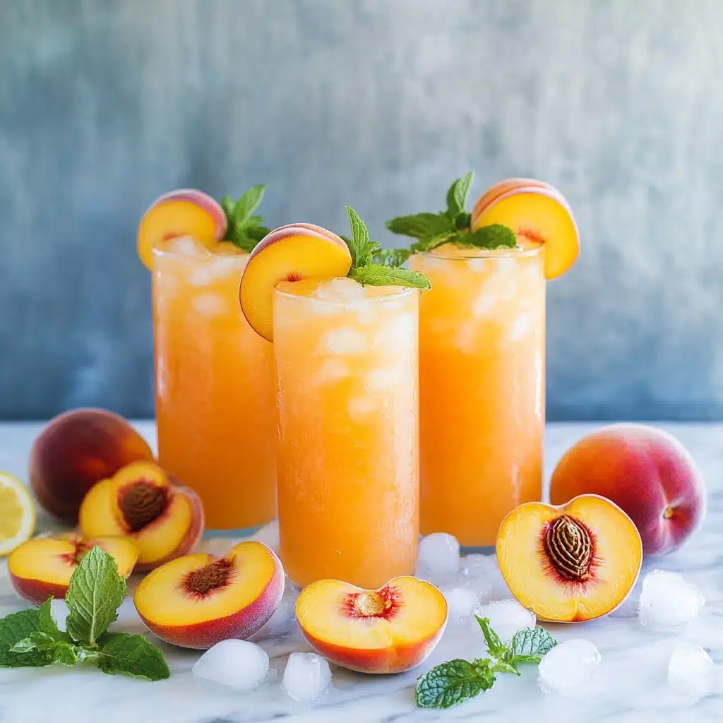 Peach Lemonade Recipe - Recipe Image