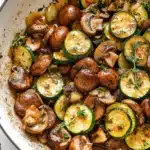 Skillet Zucchini and Mushroom Medley Recipe