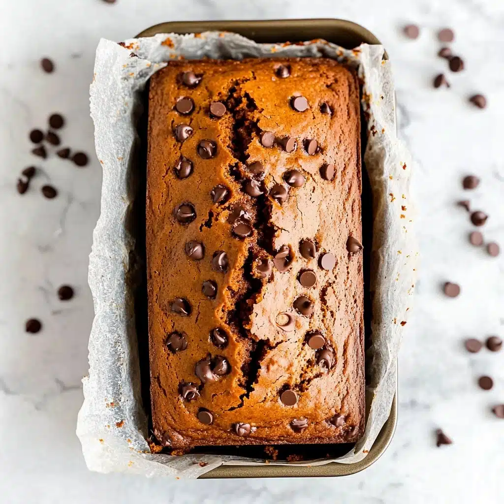 Pumpkin Chocolate Chip Bread Recipe - Recipe Image