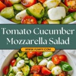 Tomato Cucumber Mozzarella Salad Recipe