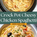 Crock Pot Cheesy Chicken Spaghetti Recipe
