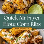 Air Fryer Elote Corn Ribs Recipe