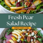Pear Salad with Balsamic Vinaigrette Recipe