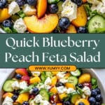 Blueberry Peach Feta Salad Recipe