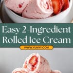 2-Ingredient Rolled Ice Cream Recipe