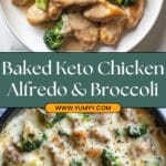 Keto Chicken Alfredo with Broccoli Bake Recipe