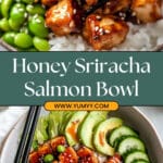 Honey Sriracha Salmon Bowls Recipe