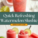 Watermelon Slushie Recipe
