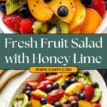 Fruit Salad with Honey Lime Dressing Recipe