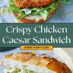 Crispy Chicken Caesar Sandwich Recipe