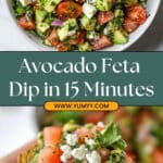 Seriously Addicting Avocado Feta Dip Recipe