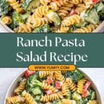 Creamy Ranch Pasta Salad Recipe