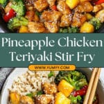 One Pan Pineapple Chicken Teriyaki Stir Fry Recipe