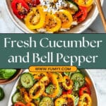 Crispy Cucumber and Bell Pepper Salad Recipe