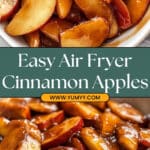 Air Fryer Cinnamon Sugar Apples Recipe