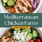 Mediterranean Chicken Farro Bowls Recipe
