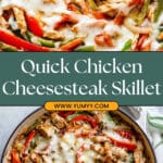 Chicken Cheesesteak Skillet Recipe