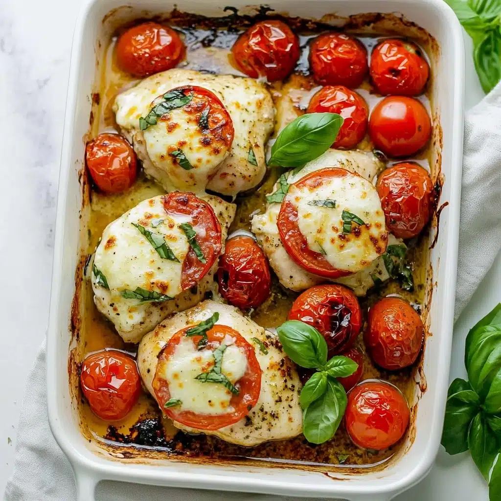 Baked Caprese Chicken Recipe - Recipe Image