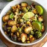 Street Corn Brussels Sprouts Recipe