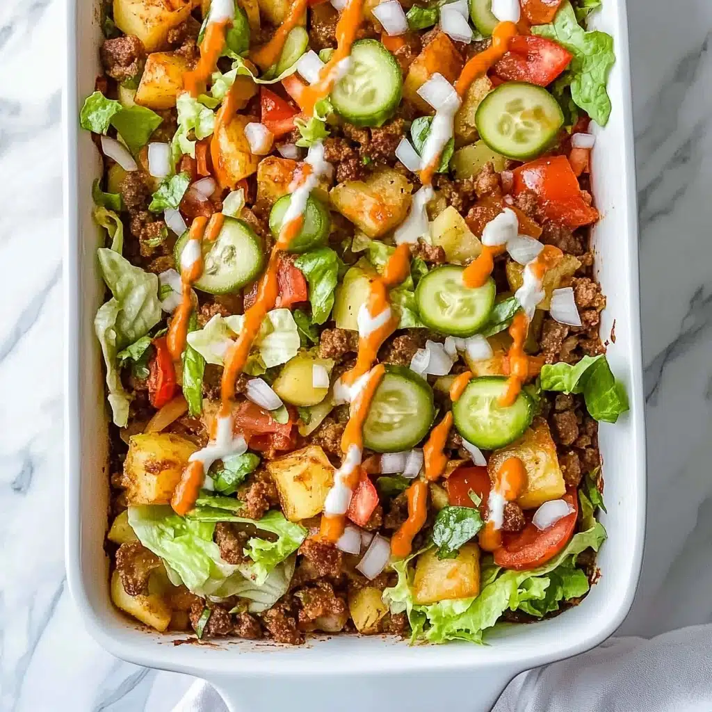 Big Mac Casserole Recipe - Recipe Image