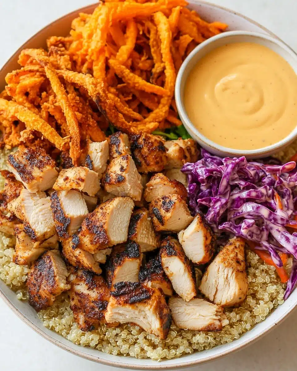Hot Honey Chicken Bowl Recipe