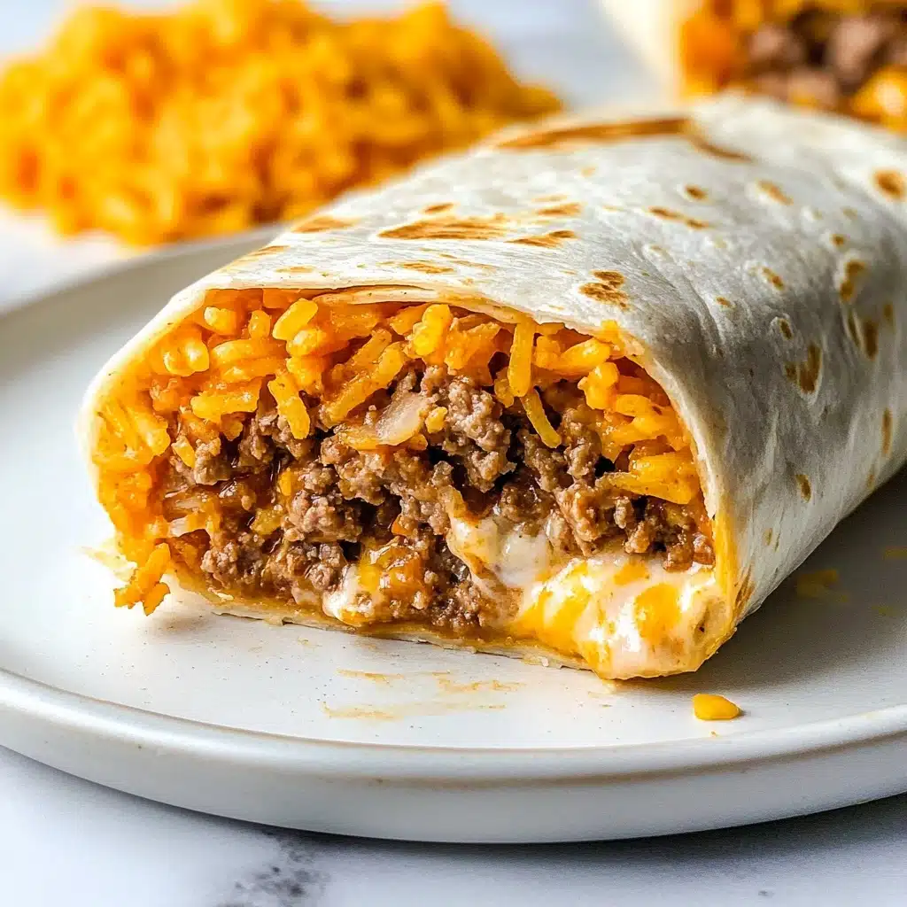 Beefy Melt Burrito Recipe - Recipe Image