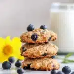 Blueberry Oatmeal Muffin Cookies Recipe