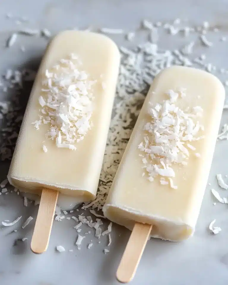 Coconut Mango Popsicles Recipe