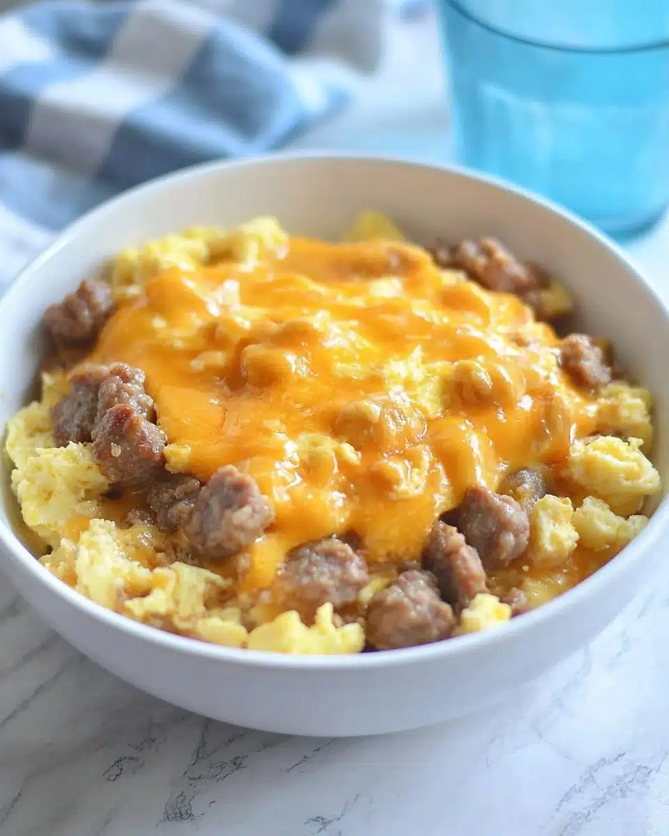 Sausage and Egg Breakfast Bowls Recipe