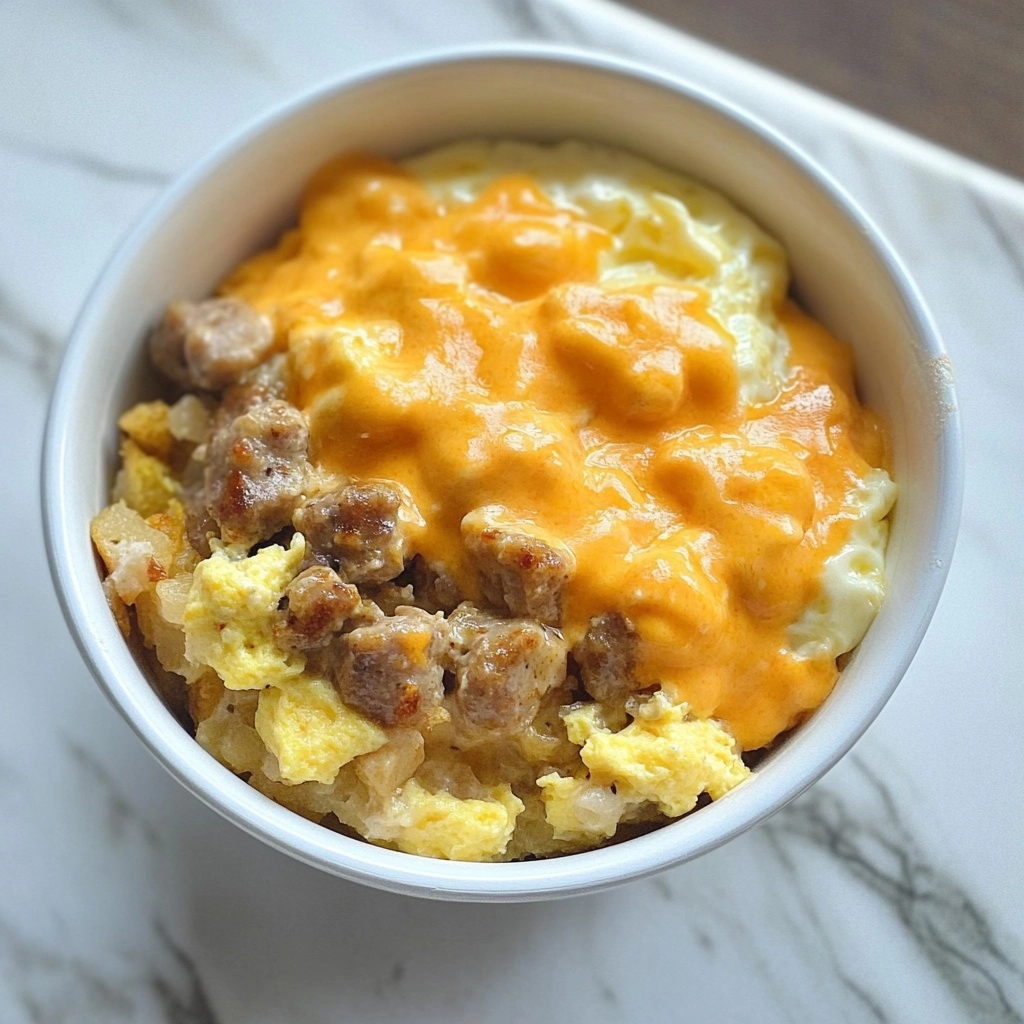 Sausage and Egg Breakfast Bowls Recipe - Recipe Image