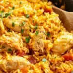 One Pot Queso Chicken and Rice Recipe