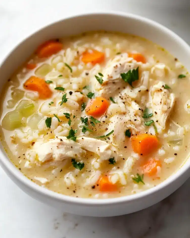 Creamy Chicken and Rice Soup Recipe