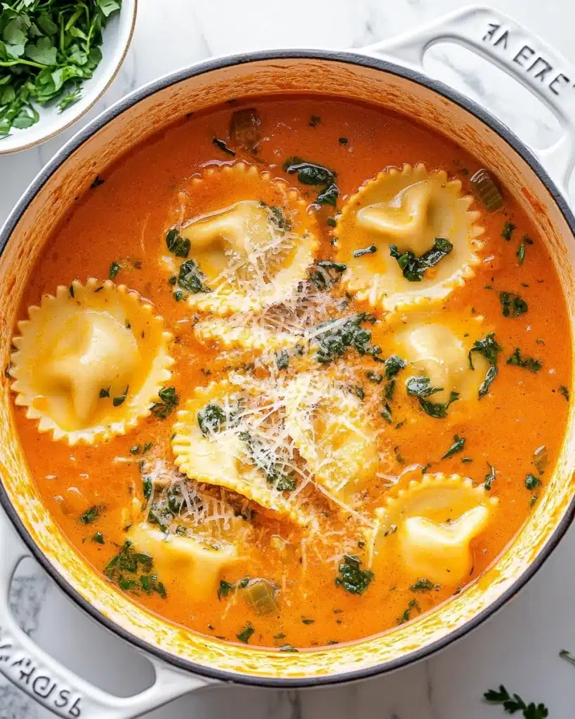 Creamy Ravioli Soup Recipe