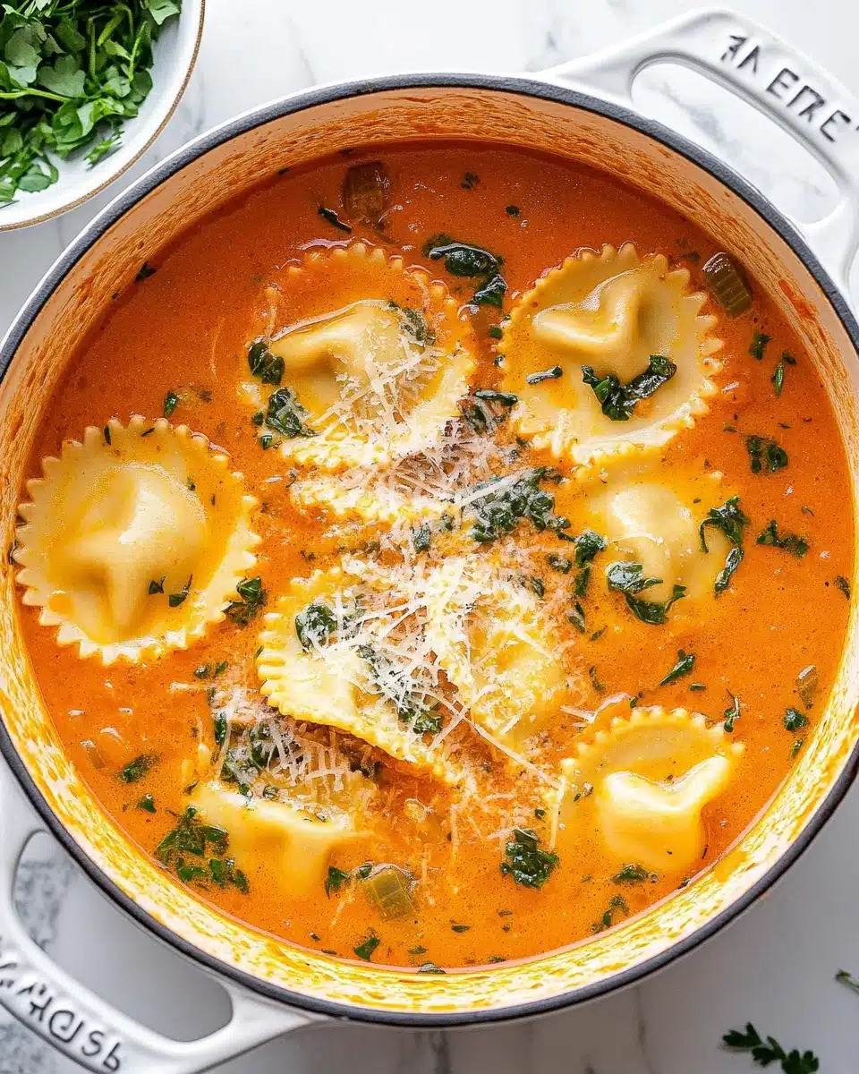 Creamy Ravioli Soup Recipe