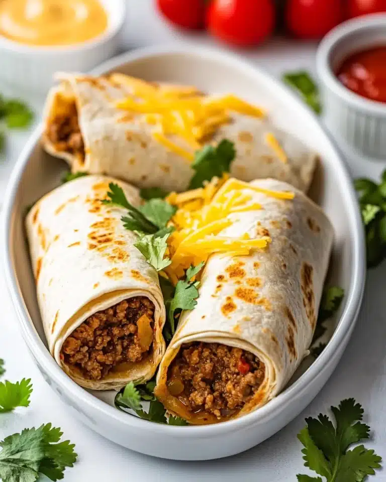 Cheesy Beef Flautas​ Recipe