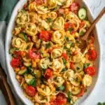 Cheese Tortellini with Summer Veggies Recipe